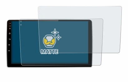 Abbildung des Geräts Junsun V1 pro 9" mit einer Vielzahl des Displayschutzes.