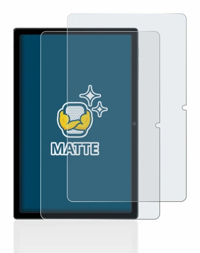 Abbildung des Geräts Blackview Tab 16 mit einer Vielzahl des Displayschutzes.