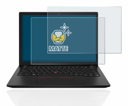 Abbildung des Geräts Lenovo ThinkPad X13 Gen 3 mit einer Vielzahl des Displayschutzes.