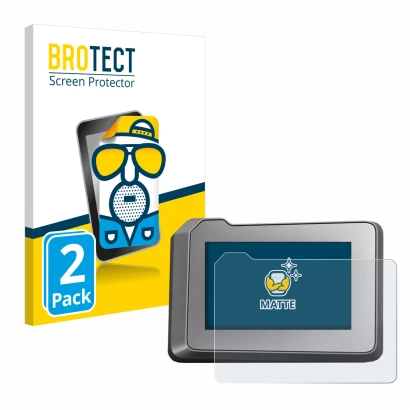 Vorderseite einer Produktverpackung mit dem Markenlogo BROTECT. Daneben ist das Gerät KTM 1290 Super Duke R 2022 TFT-Display 7