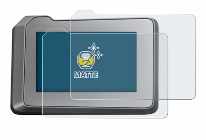 Abbildung des Geräts KTM 1290 Super Duke R 2022 TFT-Display 7" mit einer Vielzahl des Displayschutzes.