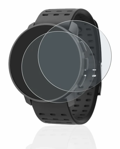 Abbildung des Geräts Suunto 9 Peak Pro mit einer Vielzahl des Displayschutzes.