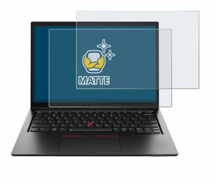 Abbildung des Geräts Lenovo ThinkPad L13 Yoga Gen 4 mit einer Vielzahl des Displayschutzes.