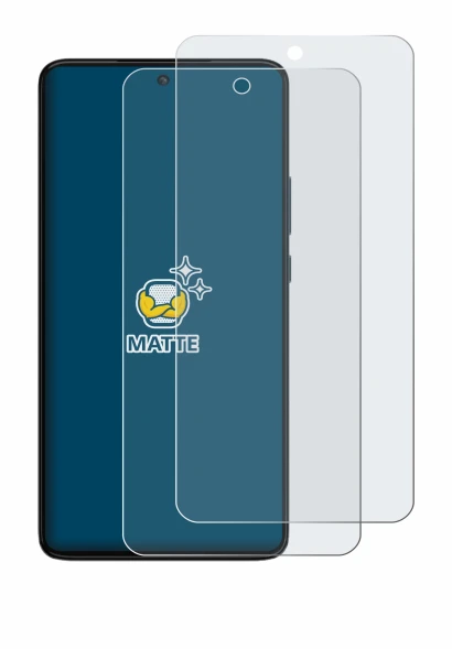 Abbildung des Geräts Motorola Moto G84 mit einer Vielzahl des Displayschutzes.