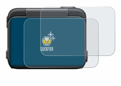 Abbildung des Geräts Insta360 Ace Pro mit einer Vielzahl des Displayschutzes.