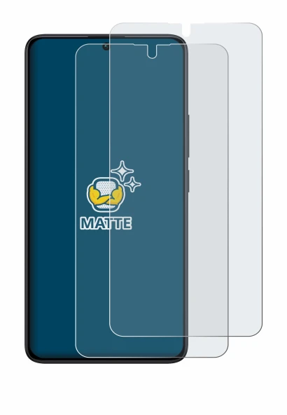 Abbildung des Geräts Xiaomi Redmi Note 13 Pro 4G mit einer Vielzahl des Displayschutzes.