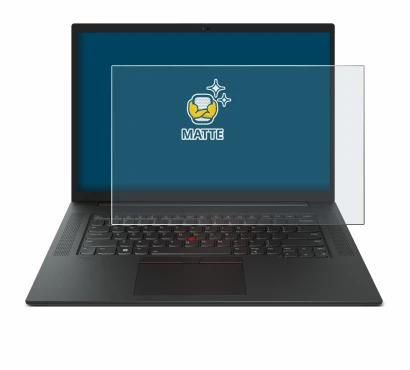 Abbildung des Geräts Lenovo ThinkPad P1 Gen 6 16" mit einer Vielzahl des Displayschutzes.