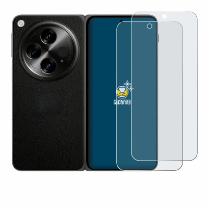 Abbildung des Geräts OnePlus Open (case-friendly) mit einer Vielzahl des Displayschutzes.