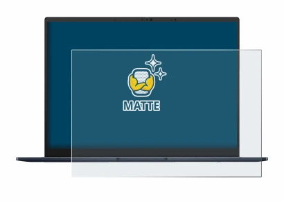 Abbildung des Geräts ASUS ZenBook 14 OLED UX3405 Non-Touch mit einer Vielzahl des Displayschutzes.