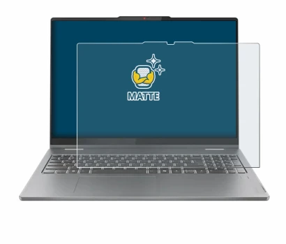 Abbildung des Geräts Lenovo IdeaPad 5 2-in-1 Gen 9 16" mit einer Vielzahl des Displayschutzes.