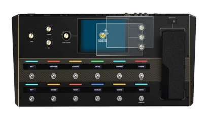 Abbildung des Geräts Headrush Prime mit einer Vielzahl des Displayschutzes.