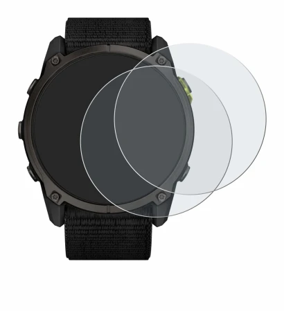 Abbildung des Geräts Garmin Enduro 3 mit einer Vielzahl des Displayschutzes.