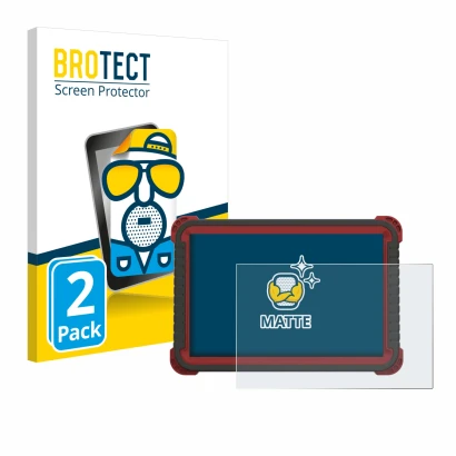 Vorderseite einer Produktverpackung mit dem Markenlogo BROTECT. Daneben ist das Gerät Thinktool Master 2 mit dem zugehörigen D