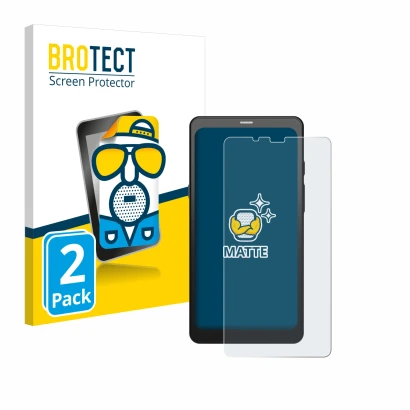 Vorderseite einer Produktverpackung mit dem Markenlogo BROTECT. Daneben ist das Gerät Boox Palma 2 mit dem zugehörigen Display