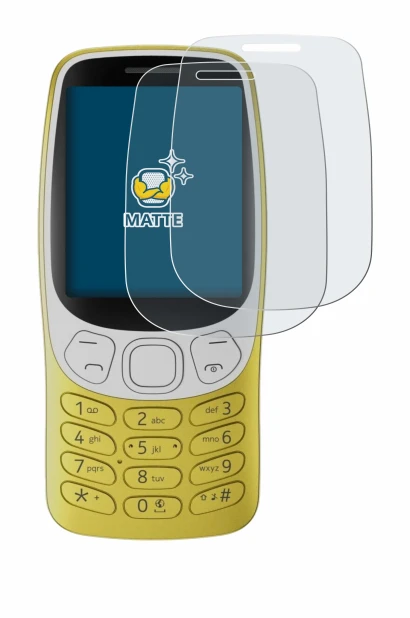 Abbildung des Geräts Nokia 3210 mit einer Vielzahl des Displayschutzes.