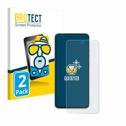 Vorderseite einer Produktverpackung mit dem Markenlogo BROTECT. Daneben ist das Gerät Motorola Edge 50 Neo mit dem zugehörigen