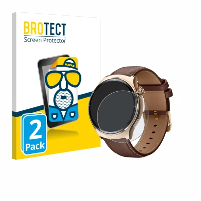 Vorderseite einer Produktverpackung mit dem Markenlogo BROTECT. Daneben ist das Gerät Xiaomi Mibro Lite 3 Pro mit dem zugehöri