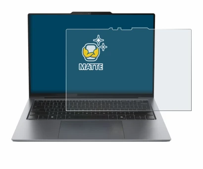 Abbildung des Geräts Lenovo ThinkPad X9 15 Aura Edition 15" mit einer Vielzahl des Displayschutzes.