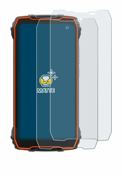 Abbildung des Geräts Blackview Oscal Pilot 1 mit einer Vielzahl des Displayschutzes.