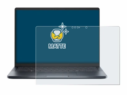 Abbildung des Geräts Dell Pro 14 Premium PA14250 Touch mit einer Vielzahl des Displayschutzes.