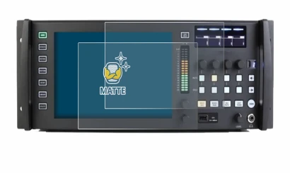 Abbildung des Geräts Behringer Wing Rack mit einer Vielzahl des Displayschutzes.