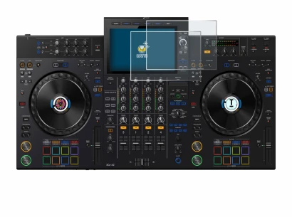 Abbildung des Geräts Pioneer XDJ-AZ mit einer Vielzahl des Displayschutzes.