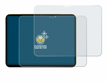 Abbildung des Geräts Apple iPad Air 11" M3 2025 mit einer Vielzahl des Displayschutzes.