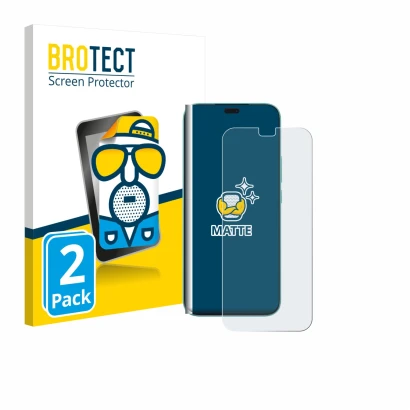 Vorderseite einer Produktverpackung mit dem Markenlogo BROTECT. Daneben ist das Gerät Honor 400 Lite mit dem zugehörigen Displ