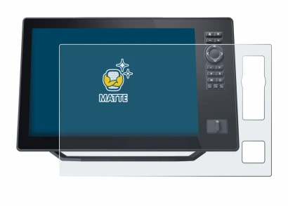 Abbildung des Geräts Humminbird Xplore 12 mit einer Vielzahl des Displayschutzes.