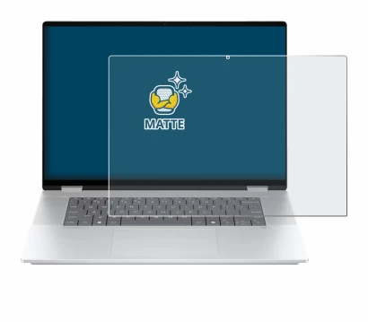 Abbildung des Geräts HP OmniBook X Flip 16-aX mit einer Vielzahl des Displayschutzes.