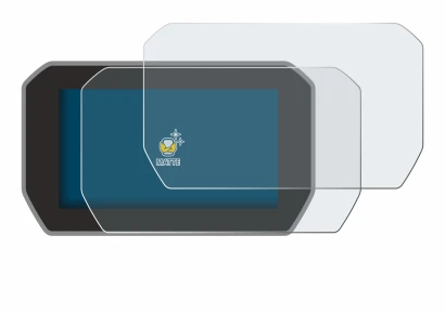 Abbildung des Geräts Ducati V4 Rally (2024) mit einer Vielzahl des Displayschutzes.