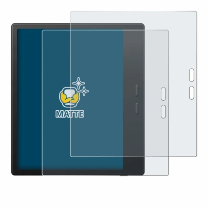 Abbildung des Geräts Boox Go Color 7 Gen II mit einer Vielzahl des Displayschutzes.