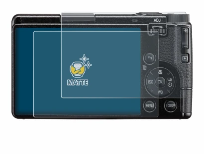 Abbildung des Geräts Ricoh GR IV 2025 mit einer Vielzahl des Displayschutzes.