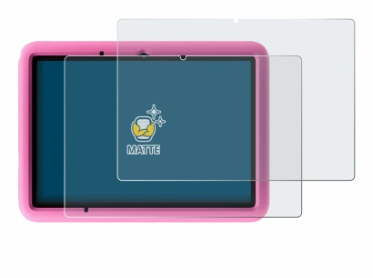 Abbildung des Geräts Blackview Tab A6 Kids mit einer Vielzahl des Displayschutzes.