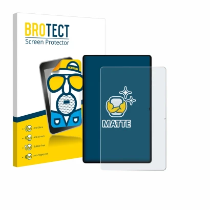 Vorderseite einer Produktverpackung mit dem Markenlogo BROTECT. Daneben ist das Gerät Samsung Galaxy Tab S11 Ultra (Hochformat