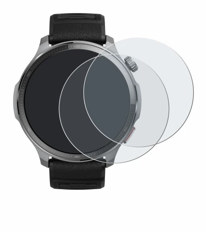 Abbildung des Geräts Huami Amazfit Balance 2 XT mit einer Vielzahl des Displayschutzes.