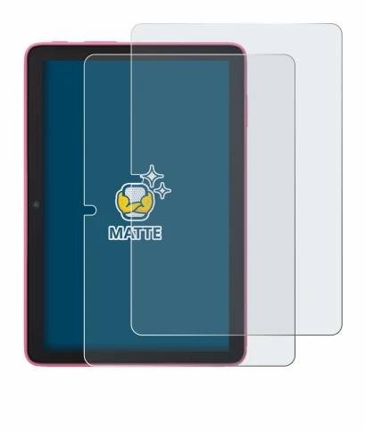 Abbildung des Geräts Amazon Fire HD 8 2024 mit einer Vielzahl des Displayschutzes.