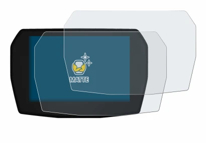 Abbildung des Geräts Ducati Multistrada V2 2025 mit einer Vielzahl des Displayschutzes.