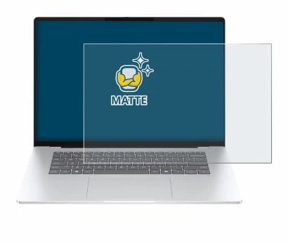 Abbildung des Geräts HP OmniBook 5 16 mit einer Vielzahl des Displayschutzes.