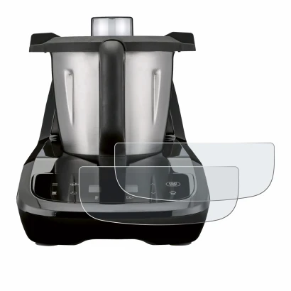 Abbildung des Geräts SilverCrest Monsieur Cuisine compact mit einer Vielzahl des Displayschutzes.