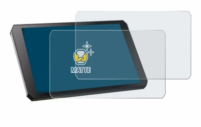 Abbildung des Geräts RiderNav R7M mit einer Vielzahl des Displayschutzes.