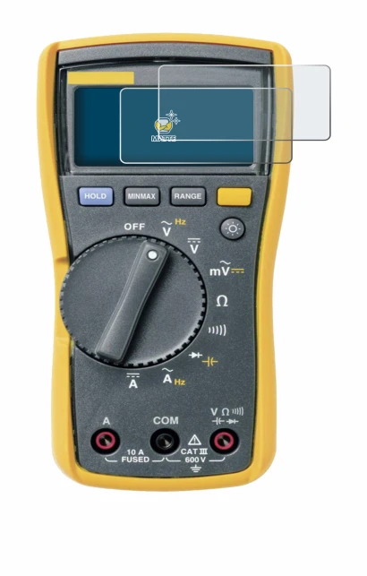 Abbildung des Geräts Fluke MultiMeter 115 mit einer Vielzahl des Displayschutzes.