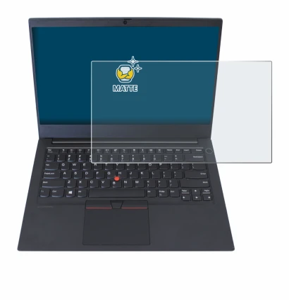 Abbildung des Geräts Lenovo ThinkPad E14 Gen 1 mit einer Vielzahl des Displayschutzes.