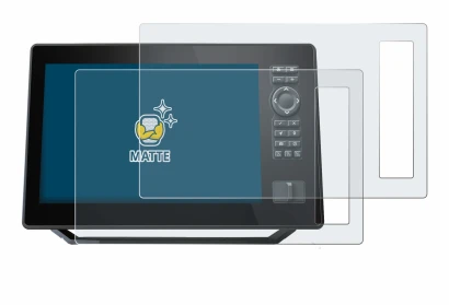 Abbildung des Geräts Humminbird Xplore 9 mit einer Vielzahl des Displayschutzes.
