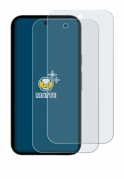 Abbildung des Geräts Google Pixel 10a mit einer Vielzahl des Displayschutzes.