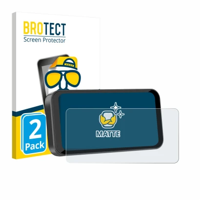 Vorderseite einer Produktverpackung mit dem Markenlogo BROTECT. Daneben ist das Gerät Carpuride W603B 6.3" mit dem zugehörigen