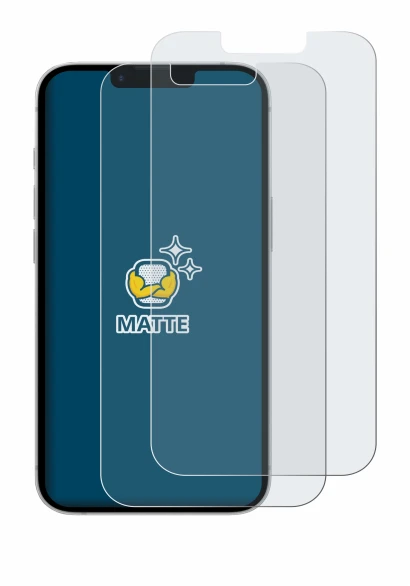 Abbildung des Geräts Apple iPhone 17e mit einer Vielzahl des Displayschutzes.