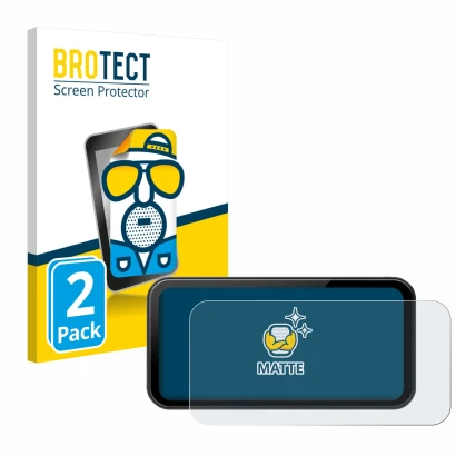 Vorderseite einer Produktverpackung mit dem Markenlogo BROTECT. Daneben ist das Gerät Wonsidary W622 6.25" mit dem zugehörigen