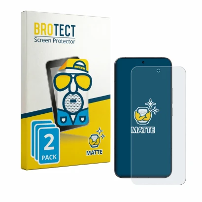 Vorderseite einer Produktverpackung mit dem Markenlogo BROTECT. Daneben ist das Gerät Xiaomi 17T Pro mit dem zugehörigen Displ