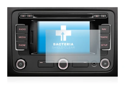 Abbildung des Geräts Volkswagen Passat B7 2010-2015 RNS 315 5" mit einer Vielzahl des Displayschutzes.